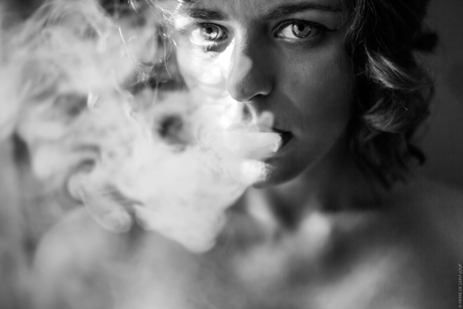 photographie noir et blanc portrait